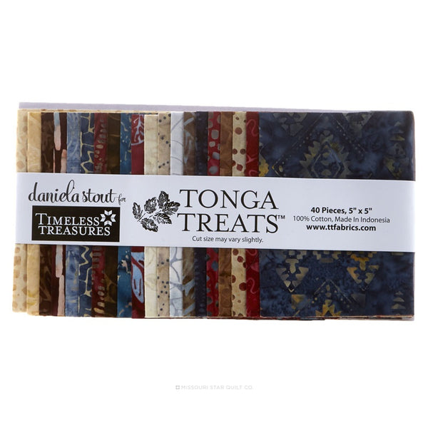 Precut assortments of Tonga Treats Batik for Timeless Treasures.  100% Cotton.