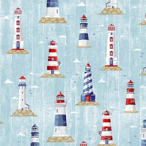 Vitamin Sea brings the ocean to life with 23 seaworthy prints. This group has it all – lighthouses, whales, starfish, anchors, sailboats, crabs and more. The red, white and blue color scheme is ideal for beach, coastal, cottage or patriotic decorating. 