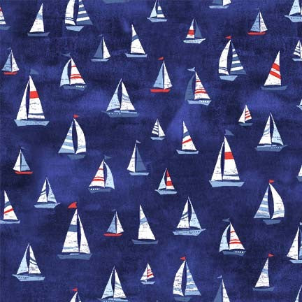 Vitamin Sea brings the ocean to life with 23 seaworthy prints. This group has it all – lighthouses, whales, starfish, anchors, sailboats, crabs and more. The red, white and blue color scheme is ideal for beach, coastal, cottage or patriotic decorating. 