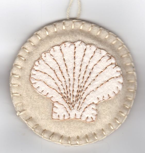 Our candle mat kits are in the style of penny rugs from the early 1800’s. These measure 83⁄4″ diameter and are two layers thick with 7⁄8″ and 11⁄2″ penny appliqués.  Everything you need to start is right in the package including all cut wool felt, floss, a needle and instructions.