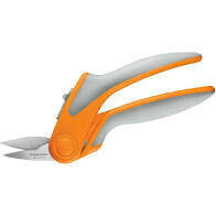 Fiskars Easy Action™ technology opens the blades after each cut to reduce the strain on your hand, with a safety lock for when not in use. Excellent for people with arthritis or limited hand movement and strength. These scissors are also great for snipping rag quilts.