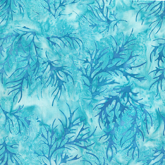 Fronds - Teal Batik