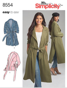 Fabrics - challis chambray, crepe, linen tyles, silky types. 