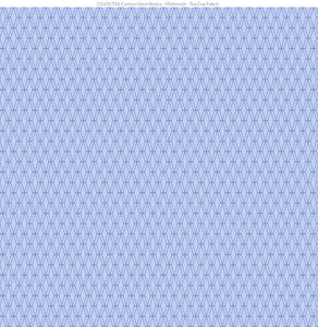 Beautiful cotton printed with a mesh pattern. Super subtle and adds texture to a blue basic! 