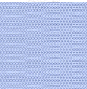 Beautiful cotton printed with a mesh pattern. Super subtle and adds texture to a blue basic! 