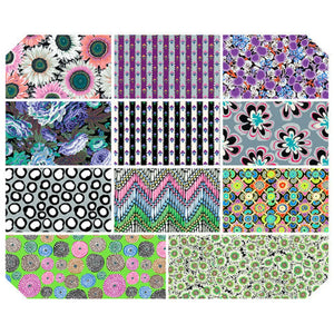 rand: Free Spirit Fabric Designer: Kaffe Fassett Collective Collection: February 2023 - Contrast Fiber Content: 100% Cotton Cut: 18" x 21" Fat Quarters Quantity: 11 Fat Quarters