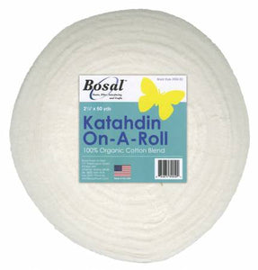 Bosal Katahdin on-a-Roll 100% Organic Cotton. Great for the popular Jelly Roll Rug