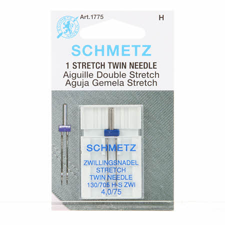 Schmetz Twin Needles are specifically constructed to provide trouble free sewing in creating single and dual color seams or sewing bias tape for the stain glass patterns that are so popular.