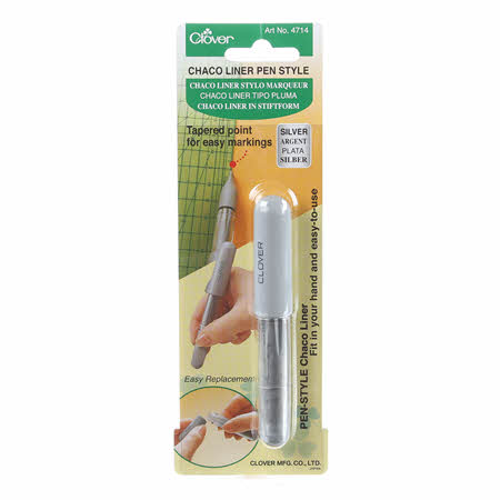 Pen style Chaco liners fine point permits accurate drawing of both straight lines and free hand curves. The fine point makes lines and marks more visible and is easy to use with a straight edge ruler. Easy replacement refill available.