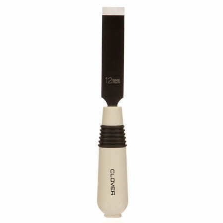 The sharpend chisel edge will cut any width opening when placed over block of wood and pounded gently.