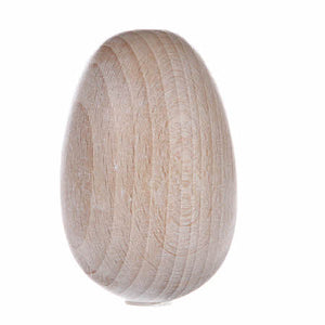 These natural wood eggs are beautifully turned for a smooth finish. Perfect for darning socks, sweaters and more! Ready for paint, stain, glitter, and any other embellishments you want to use. Great for home decor projects, easter decorating, and nature crafts. Measures 2-1/2-inch length.