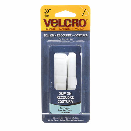 Sew-On fasteners are perfect to sew on any fabric by hand or machine. Great for lightweight fastening needs, such as bibs or doll clothes, and heavy-duty closures for backpacks or sleeping bags. VELCRO® is a registered trademark of Velcro BVBA. Used with permission.