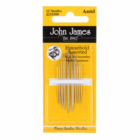 12/card Made in England. Finest Quality English Needles.