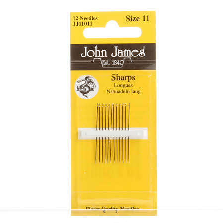 12/card Made in England. Finest Quality English Needles.