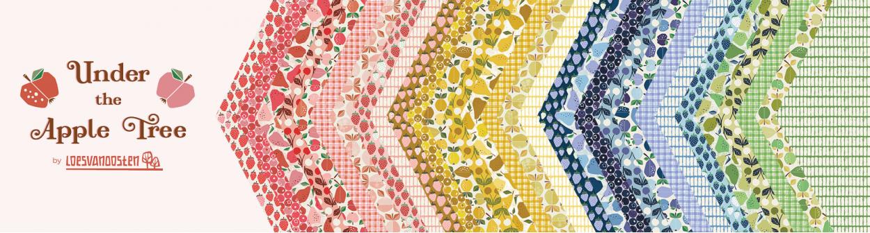 Cotton + Steel Around the World - Netherlands   Under the apple tree! Featuring fruits and picnic inspired prints. 42 5"x5" squares  100% cotton