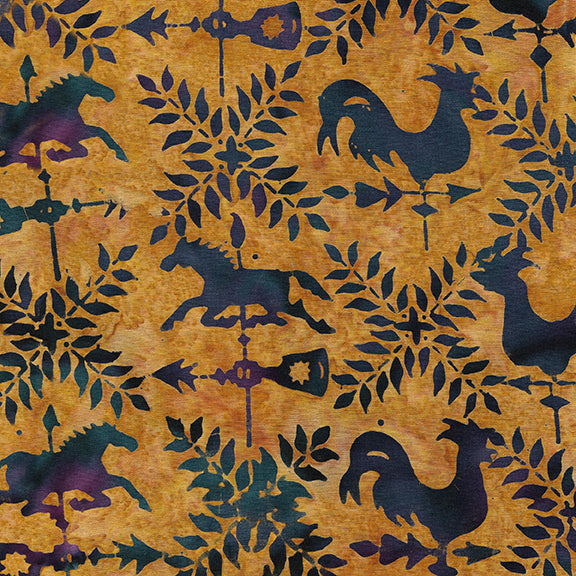 Weather Vanes - Ochre Batik